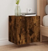 VidaXL Tv-wandmeubel 40,5x30x40 cm bewerkt hout gerookt eikenkleurig