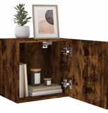 VidaXL Tv-wandmeubel 40,5x30x40 cm bewerkt hout gerookt eikenkleurig