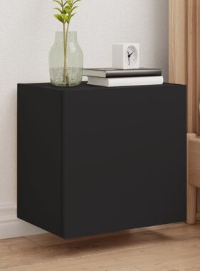 VidaXL Tv-wandmeubels 2 st 40,5x30x40 cm bewerkt hout zwart