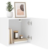 VidaXL Tv-wandmeubels 2 st 40,5x30x40 cm bewerkt hout wit