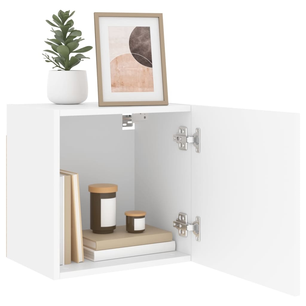 VidaXL Tv-wandmeubels 2 st 40,5x30x40 cm bewerkt hout wit