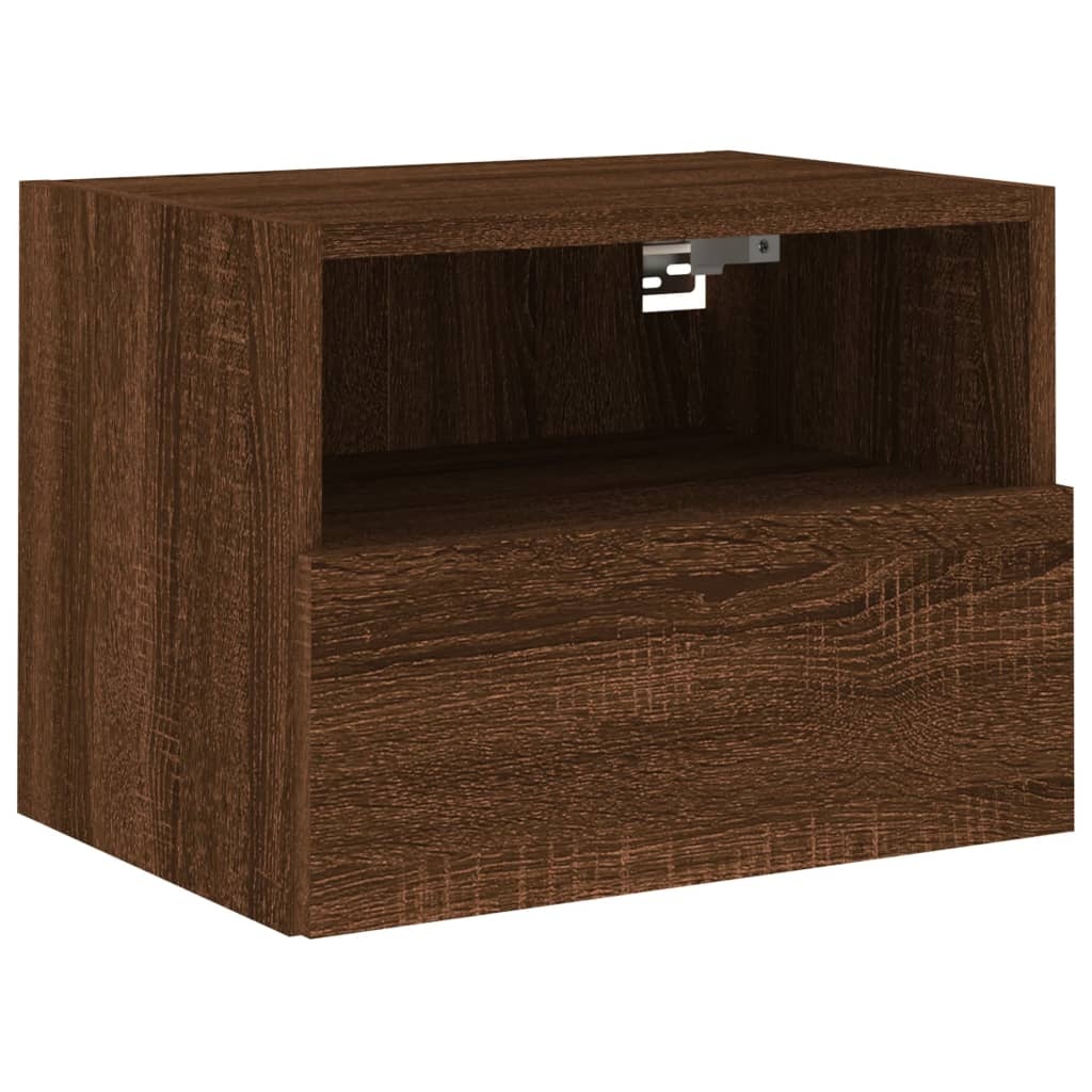 VidaXL Tv-wandmeubel 40x30x30 cm bewerkt hout bruineikenkleurig