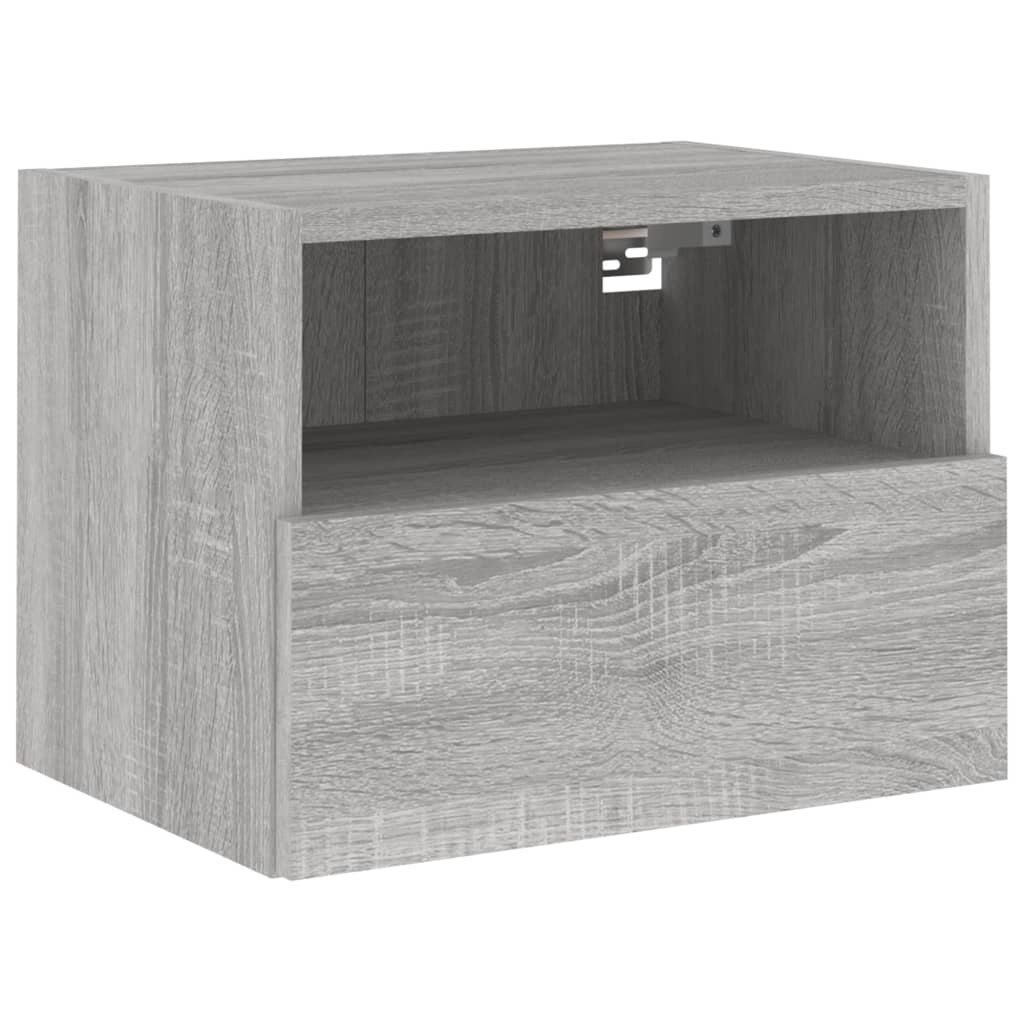VidaXL Tv-wandmeubel 40x30x30 cm bewerkt hout grijs sonoma