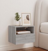 VidaXL Tv-wandmeubel 40x30x30 cm bewerkt hout grijs sonoma