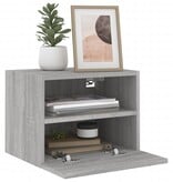 VidaXL Tv-wandmeubel 40x30x30 cm bewerkt hout grijs sonoma