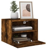 VidaXL Tv-wandmeubels 2 st 40x30x30 cm bewerkt hout gerookt eikenkleur