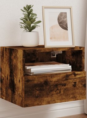 VidaXL Tv-wandmeubel 40x30x30 cm bewerkt hout gerookt eikenkleurig