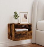 VidaXL Tv-wandmeubel 40x30x30 cm bewerkt hout gerookt eikenkleurig