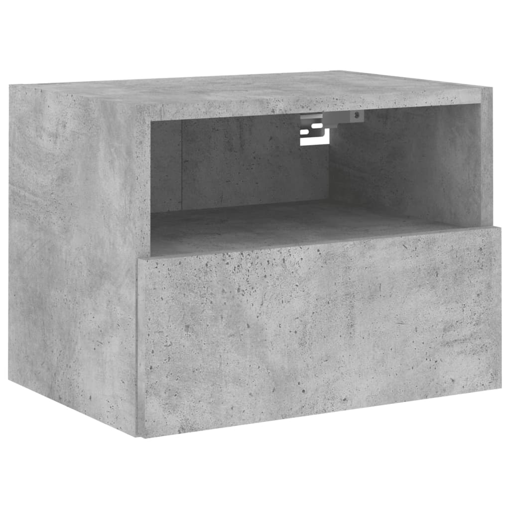 VidaXL Tv-wandmeubel 40x30x30 cm bewerkt hout betongrijs