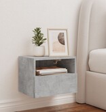VidaXL Tv-wandmeubel 40x30x30 cm bewerkt hout betongrijs