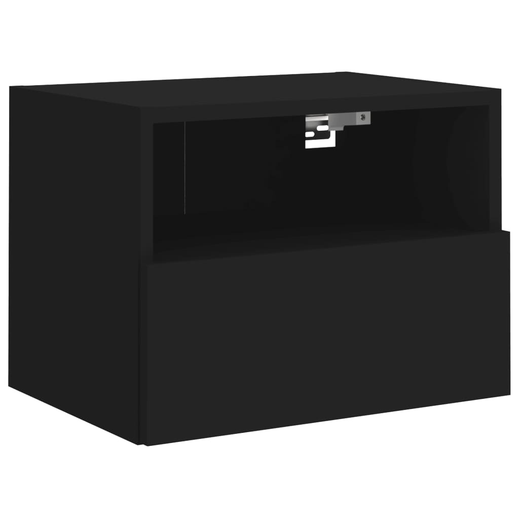 VidaXL Tv-wandmeubel 40x30x30 cm bewerkt hout zwart
