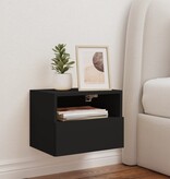 VidaXL Tv-wandmeubel 40x30x30 cm bewerkt hout zwart