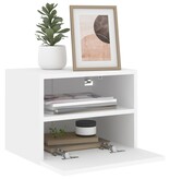VidaXL Tv-wandmeubels 2 st 40x30x30 cm bewerkt hout wit
