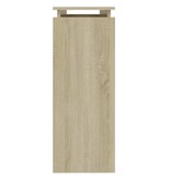 VidaXL Wandtafel 102x30x80 cm spaanplaat sonoma eikenkleurig