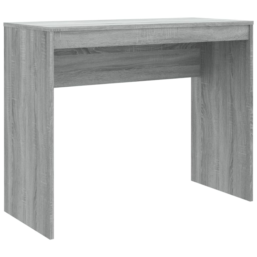 VidaXL Bureau 90x40x72 cm bewerkt hout grijs sonoma eikenkleurig