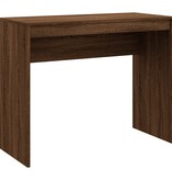 VidaXL Bureau 90x40x72 cm bewerkt hout bruineikenkleurig