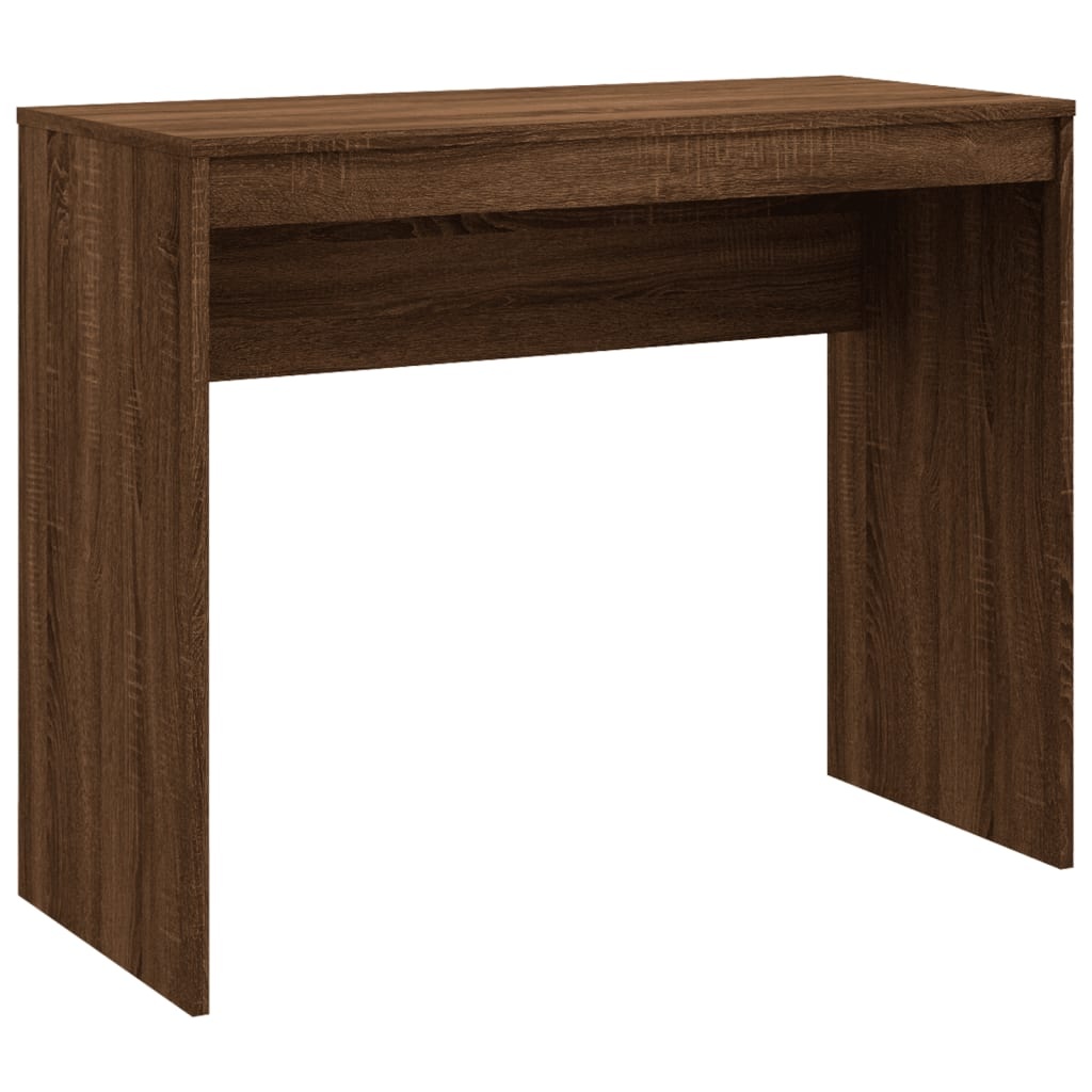 VidaXL Bureau 90x40x72 cm bewerkt hout bruineikenkleurig