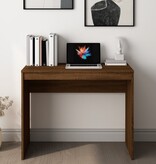 VidaXL Bureau 90x40x72 cm bewerkt hout bruineikenkleurig