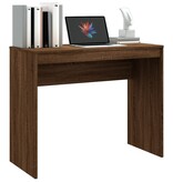 VidaXL Bureau 90x40x72 cm bewerkt hout bruineikenkleurig