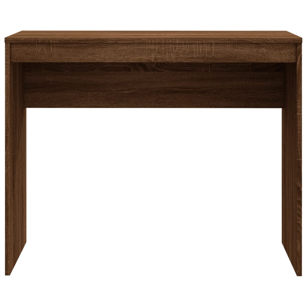 VidaXL Bureau 90x40x72 cm bewerkt hout bruineikenkleurig