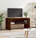VidaXL Tv-meubel 80x40x40 cm bewerkt hout bruineikenkleurig