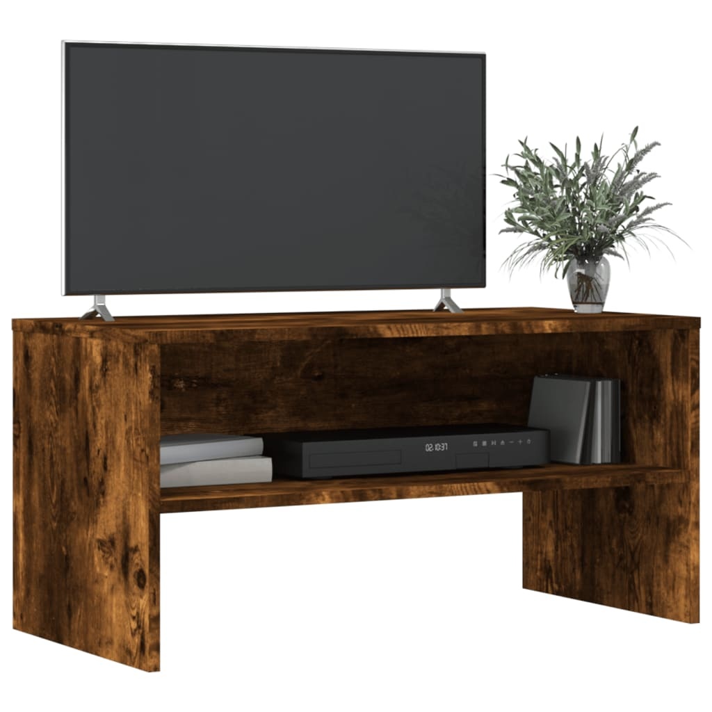 VidaXL Tv-meubel 80x40x40 cm bewerkt hout gerookt eikenkleurig
