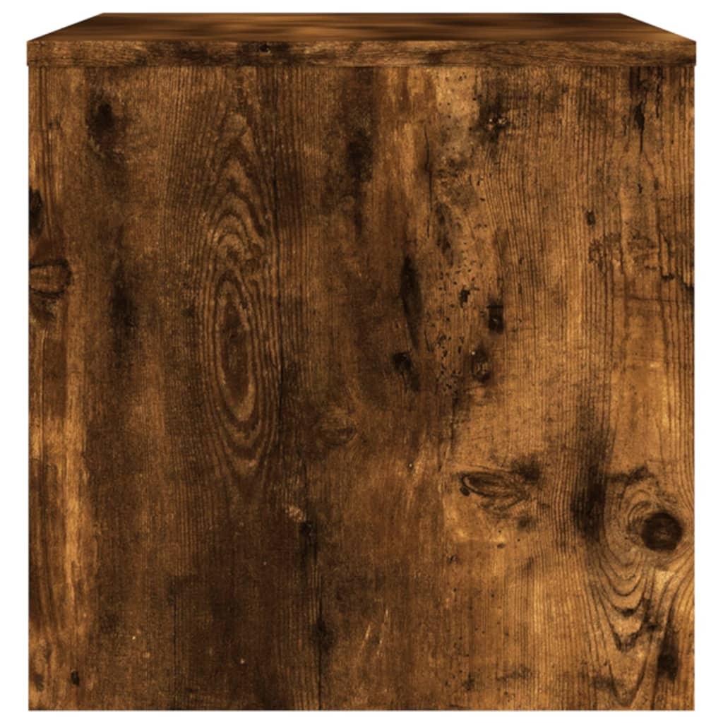 VidaXL Tv-meubel 80x40x40 cm bewerkt hout gerookt eikenkleurig