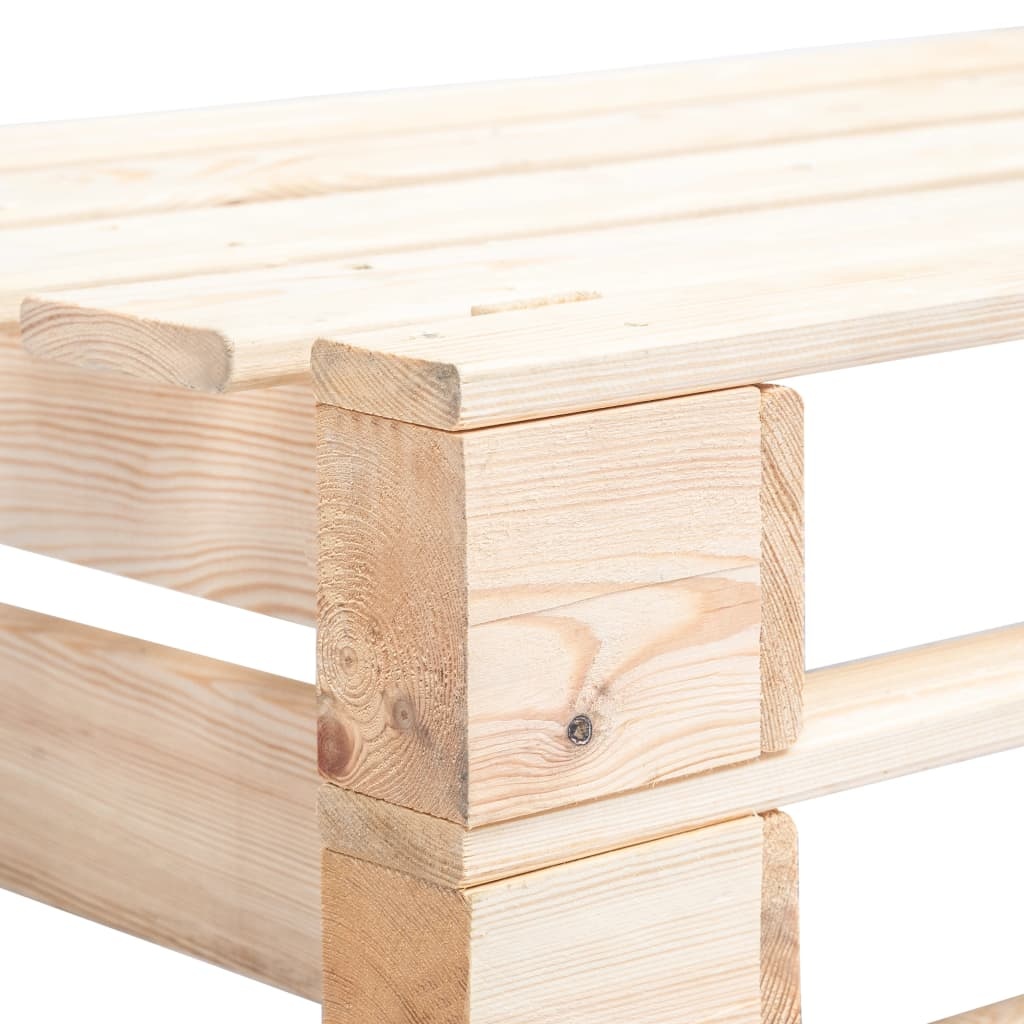 VidaXL Tuinhoekbank pallet hout