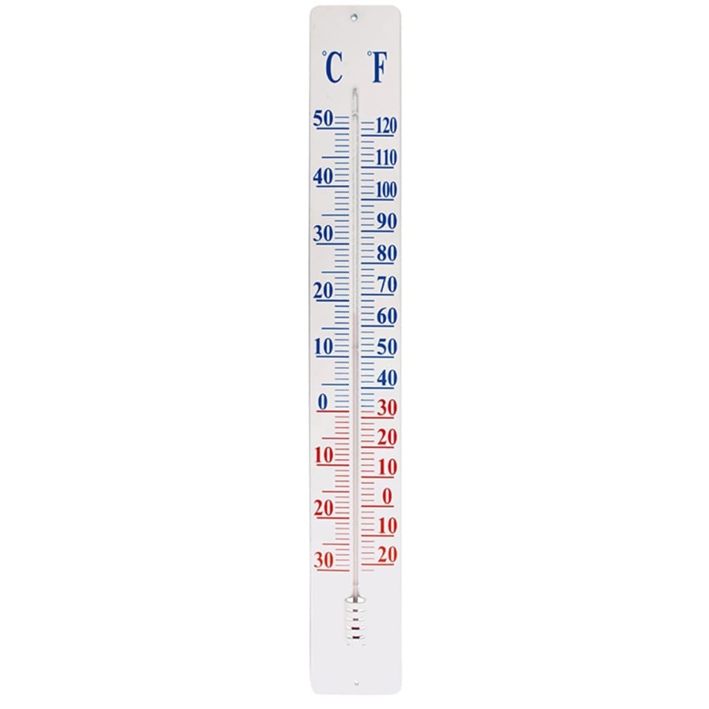 vidaXL Thermometer op wandplaat TH9 90 cm