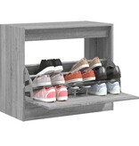 VidaXL Schoenenkast 80x42x69 cm bewerkt hout grijs sonoma eikenkleurig