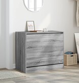 VidaXL Schoenenkast 80x42x69 cm bewerkt hout grijs sonoma eikenkleurig