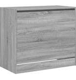 VidaXL Schoenenkast 80x42x69 cm bewerkt hout grijs sonoma eikenkleurig