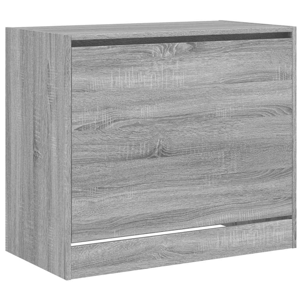 VidaXL Schoenenkast 80x42x69 cm bewerkt hout grijs sonoma eikenkleurig