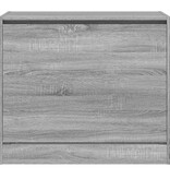 VidaXL Schoenenkast 80x42x69 cm bewerkt hout grijs sonoma eikenkleurig