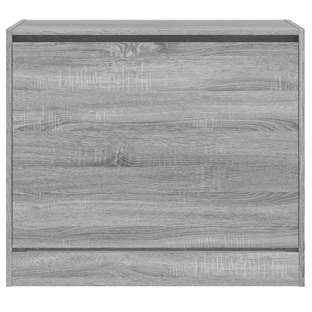 VidaXL Schoenenkast 80x42x69 cm bewerkt hout grijs sonoma eikenkleurig