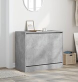 VidaXL Schoenenkast 80x42x69 cm bewerkt hout betongrijs