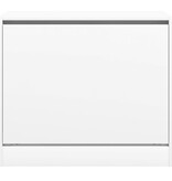 VidaXL Schoenenkast 80x42x69 cm bewerkt hout wit