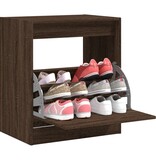 VidaXL Schoenenkast 60x42x69 cm bewerkt hout bruineikenkleurig