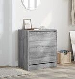 VidaXL Schoenenkast 60x42x69 cm bewerkt hout grijs sonoma eikenkleurig