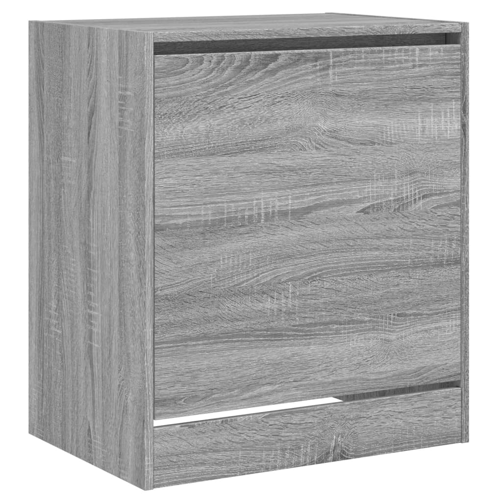 VidaXL Schoenenkast 60x42x69 cm bewerkt hout grijs sonoma eikenkleurig