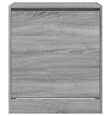 VidaXL Schoenenkast 60x42x69 cm bewerkt hout grijs sonoma eikenkleurig