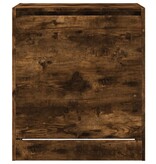 vidaXL Schoenenkast 60x42x69 cm bewerkt hout gerookt eikenkleurig