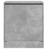 VidaXL Schoenenkast 60x42x69 cm bewerkt hout betongrijs