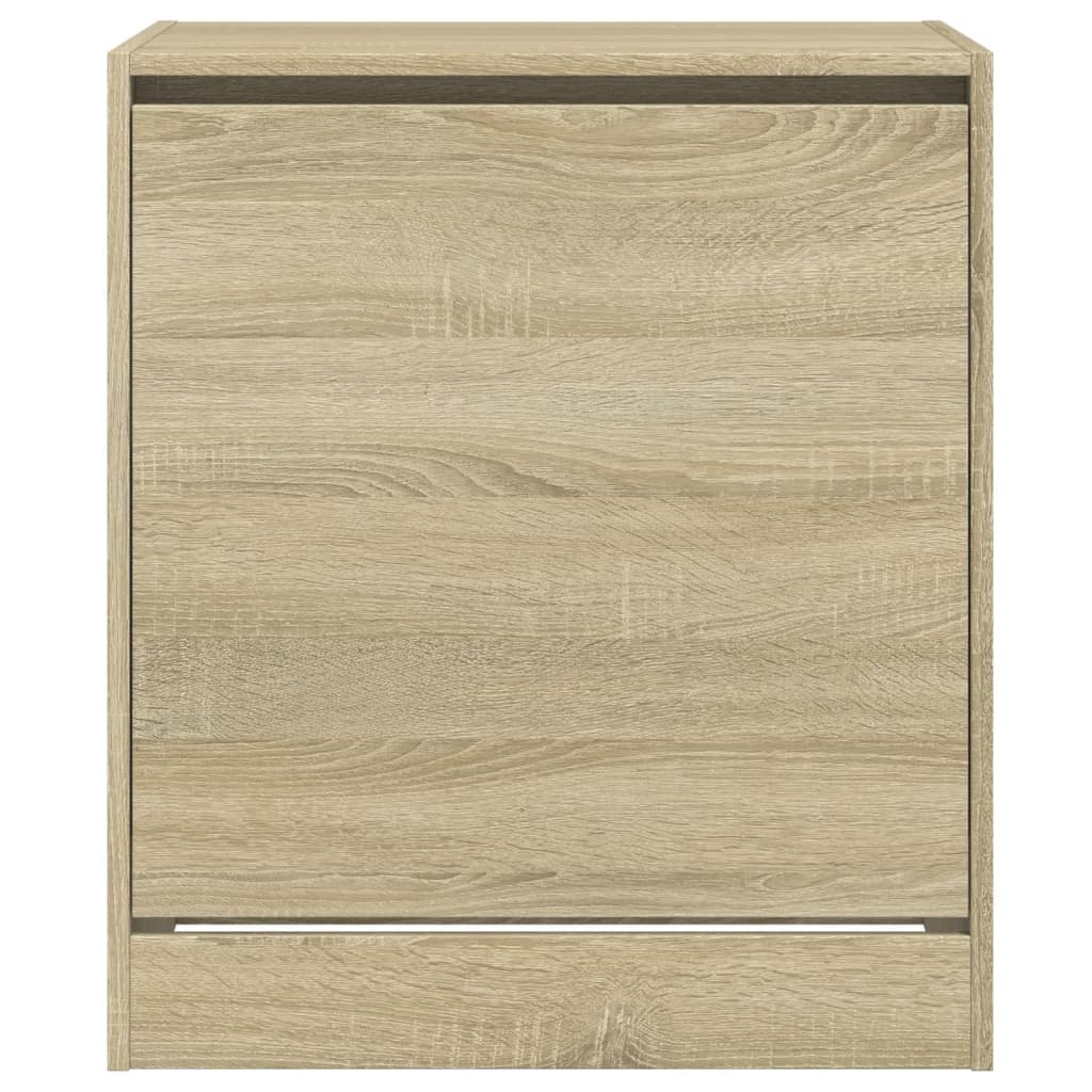 vidaXL Schoenenkast 60x42x69 cm bewerkt hout sonoma eikenkleurig