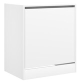 VidaXL Schoenenkast 60x42x69 cm bewerkt hout wit
