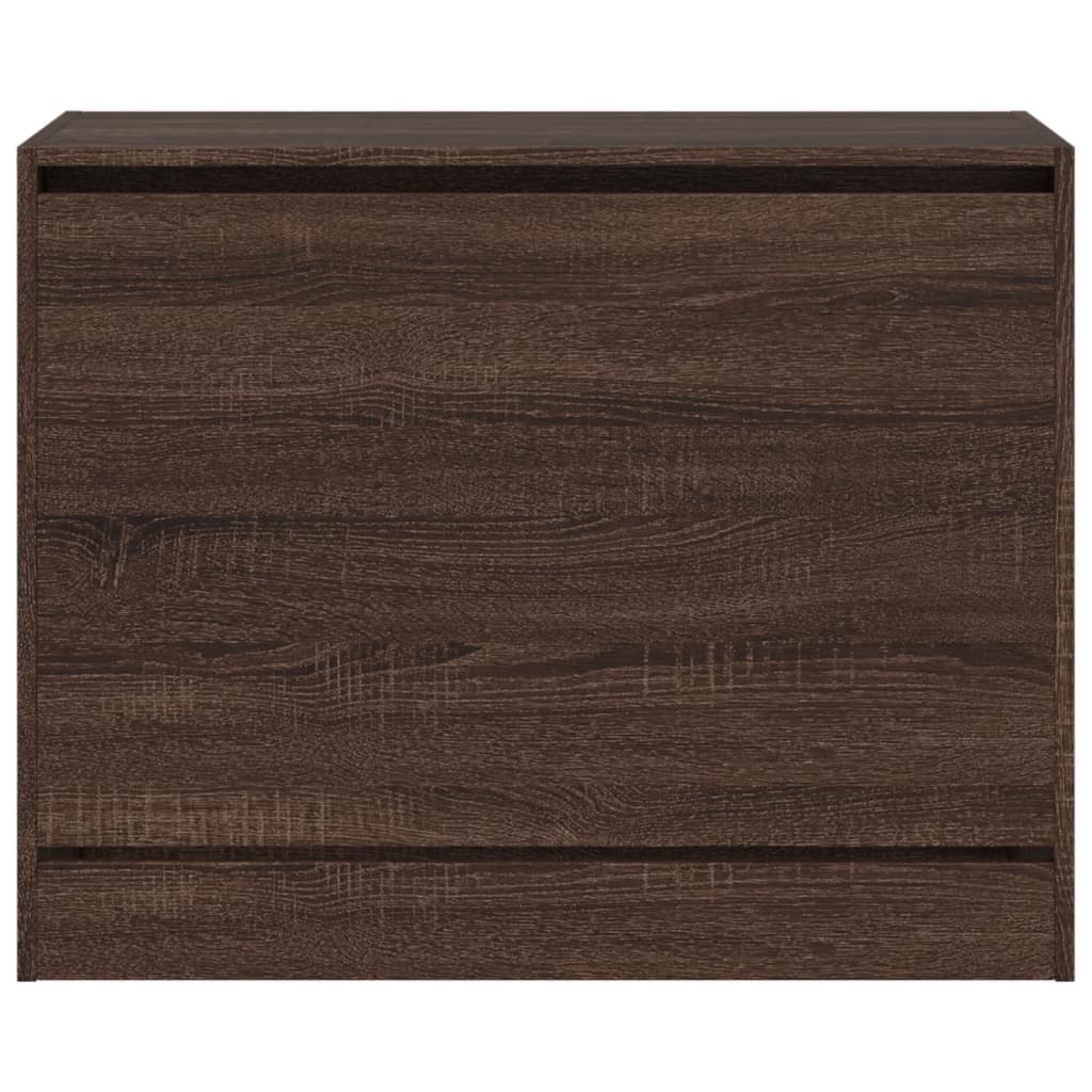 VidaXL Schoenenkast 80x34x63 cm bewerkt hout bruineikenkleurig