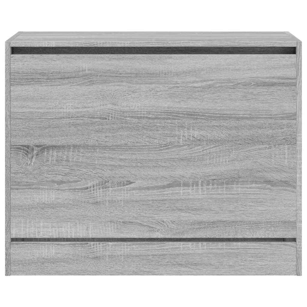 VidaXL Schoenenkast 80x34x63 cm bewerkt hout grijs sonoma eikenkleurig
