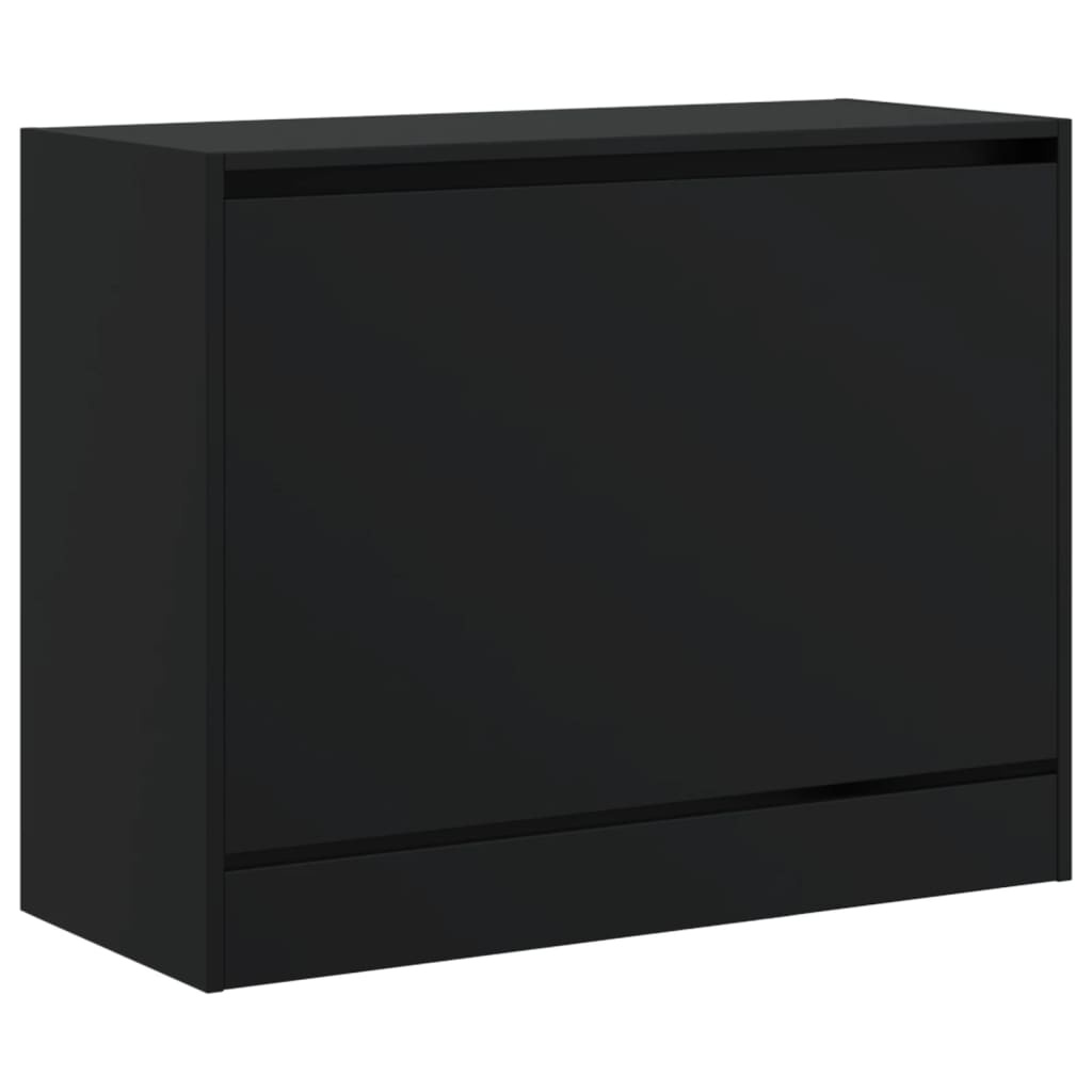 VidaXL Schoenenkast 80x34x63 cm bewerkt hout zwart