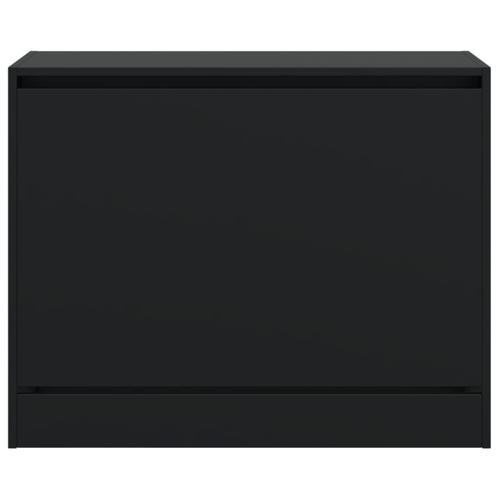 VidaXL Schoenenkast 80x34x63 cm bewerkt hout zwart