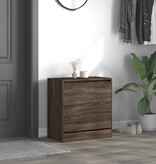 VidaXL Schoenenkast 60x34x63,5 cm bewerkt hout bruineikenkleurig